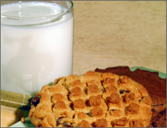 Milk and Cowboy Cookie